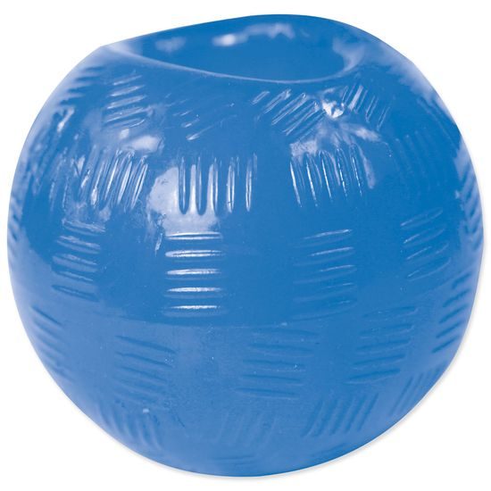 Spielzeug DOG FANTASY Strong Gummiball blau 6,3 cm