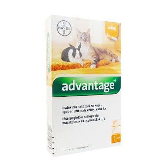 Advantage 40 10% 1x0,4ml pro kočky do 4kg