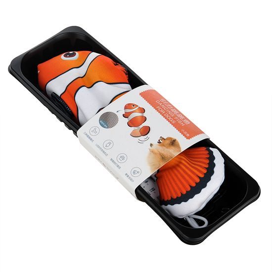 Juguete móvil para gatos Reedog Nemo con USB, 23 cm