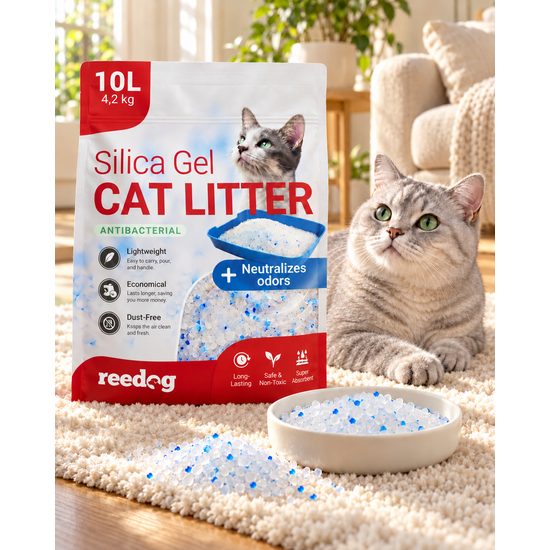 Reedog Silica Cat Litter 10 L / 4.2 kg