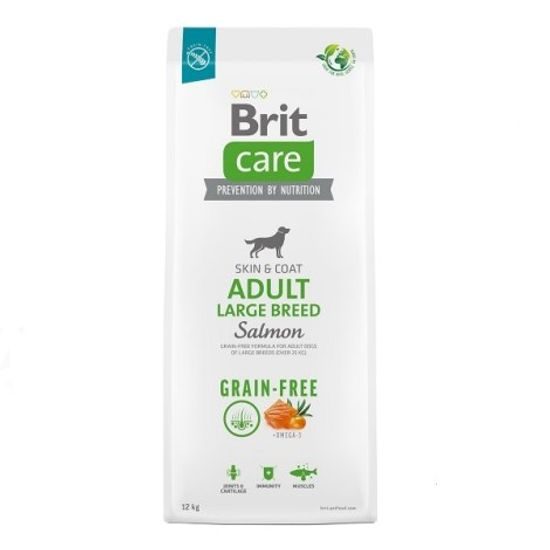 Termin ważności 27.7. 2026: Brit Care Dog Grain-free Adult Large Breed Salmon 12 kg