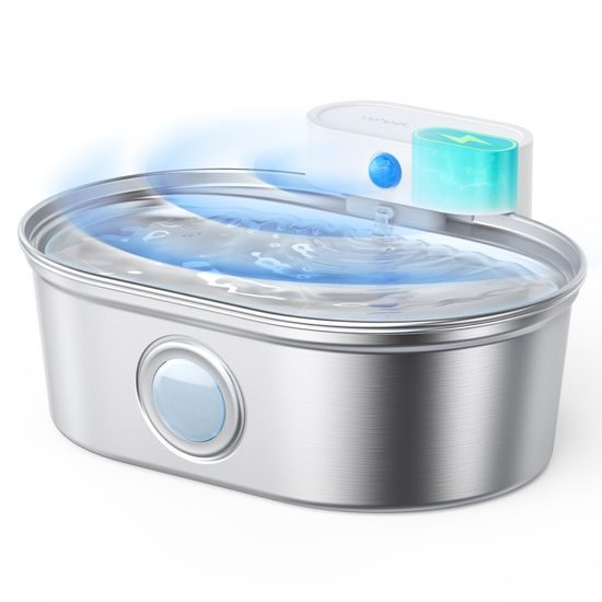 UahPet Pro Edelstahl-Brunnen für Haustiere
