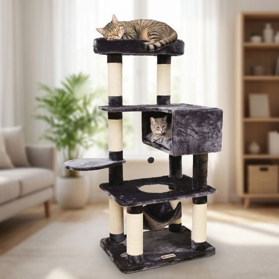 Flamingo Škrabadlo strom Evan Dark grey