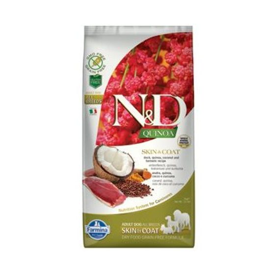 N&D GF Quinoa DOG Skin&Coat Duck & Coconut 7kg