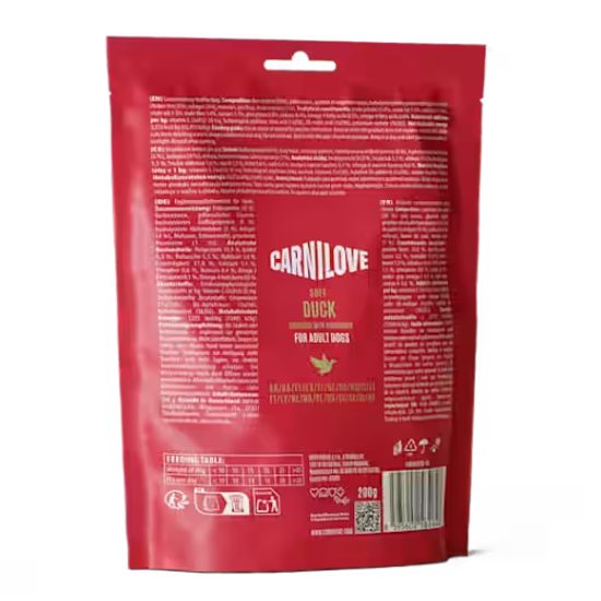 Carnilove Dog Soft Snack Kačica & Rozmarín 200 g