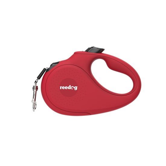 BAZAR - Reedog Senza Basic samonavíjecí vodítko S 15kg / 5m páska / červené