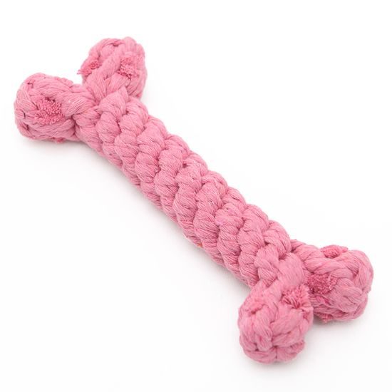 Reedog bone pink, cotton toy, 19 cm