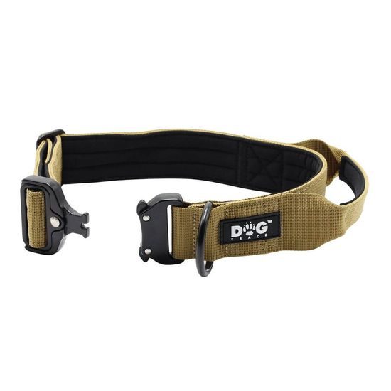 Dogtrace K9 taktický obojok pre psov s rukoväťou, khaki