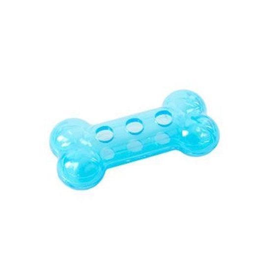 Zabawka dla psa BUSTER Crunch Ball, niebieska, 15cm L