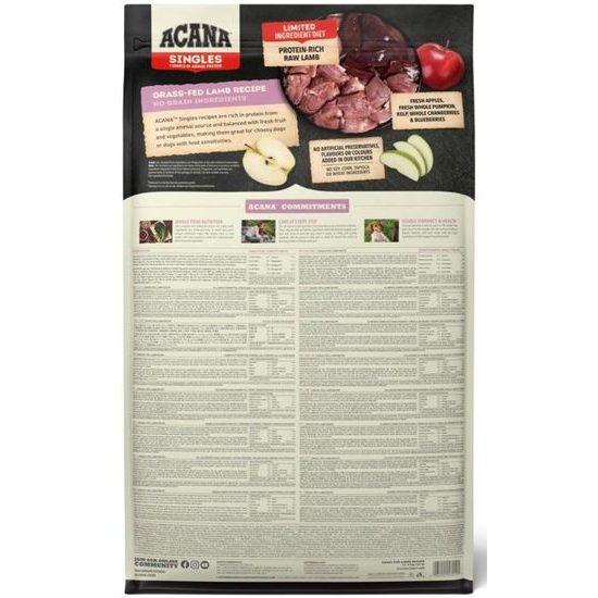 Acana Dog Singles Grass-Fed Lamb 11,4 kg