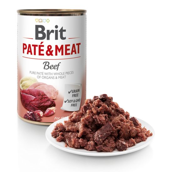 Brit konzerva Paté & Meat Beef 800 g