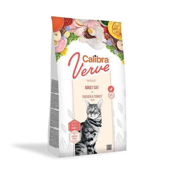 Calibra Cat Verve GF Adult Chicken & Turkey 750 g