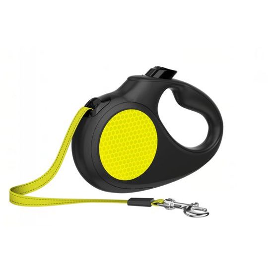 Reedog retractable dog leash M 25kg / 5m tape / reflective