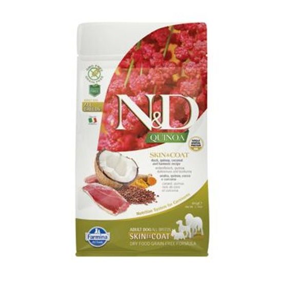 N&D GF Quinoa DOG Skin&Coat Duck & Coconut 800g