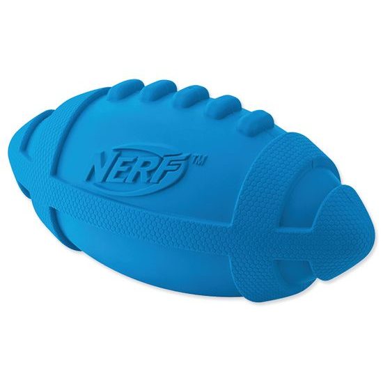 Hračka NERF gumový rugby míč pískací 17,5 cm