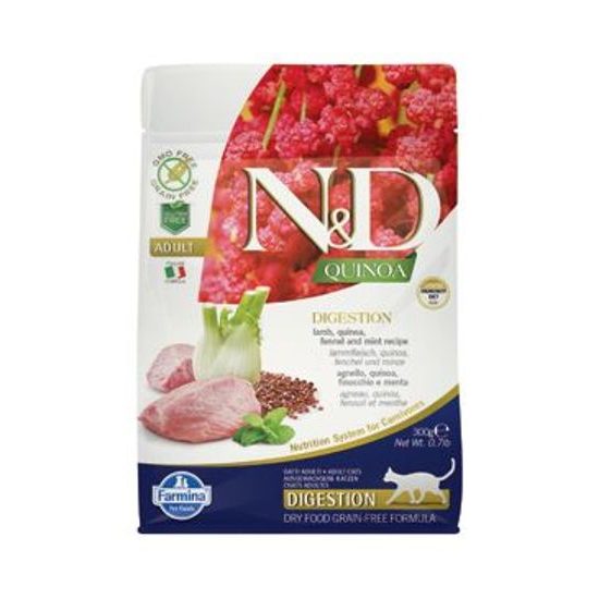 N&D GF Quinoa CAT Digestion Lamb & Fennel 300g