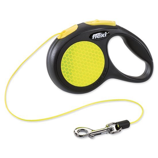 Hundeleine FLEXI Classic New Draht neon XS 3m /8kg