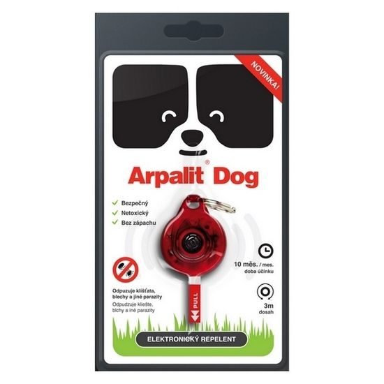 Elektr. odpuzovač klíšťat Arpalit Dog pro psy 1ks