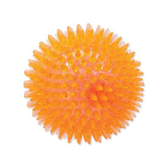 Spielzeug DOG FANTASY Ball LED orange 10 cm