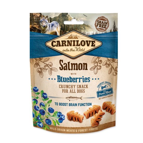 Carnilove Dog Crunchy Snack Salmon&Blueberries 200g