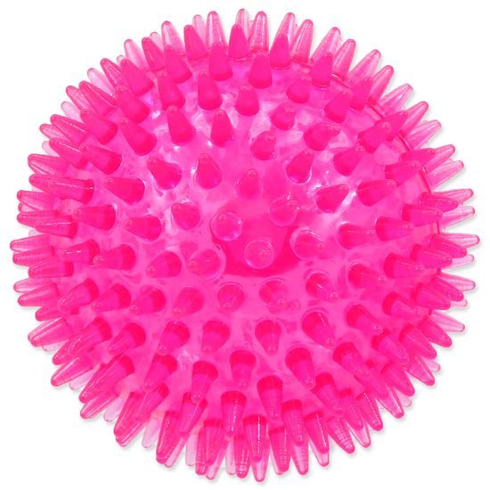 Spielzeug DOG FANTASY Ball mit Klang rosa 10 cm