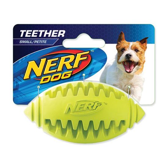 Hračka NERF gumový rugby míč dentální 8 cm