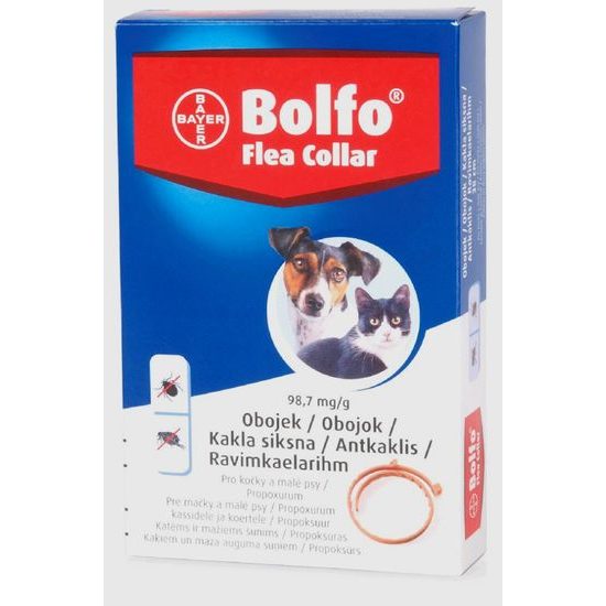 Bolfo anitparazitní obojek pro kočky a malé psy 38