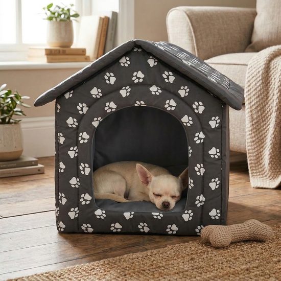 Domeček pro psa Reedog Grey Paw