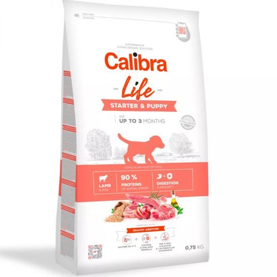 Abgelaufen: Calibra Dog Life Starter &amp; Puppy Lamb 0,75 kg 25.3. 2026