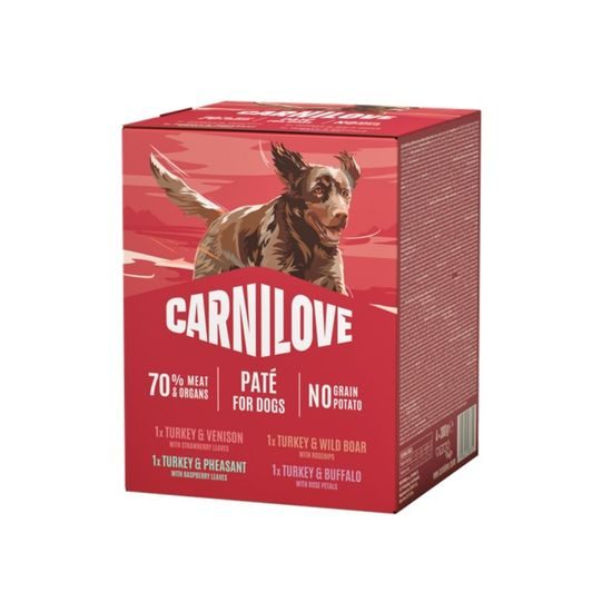 Carnilove Dog Pouch Paté Multipack 4x300g