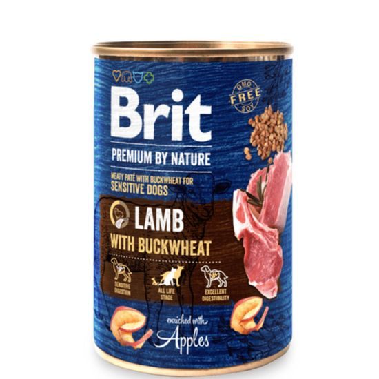Brit konzerv Premium by Nature Lamb & Buckwheat 400 g