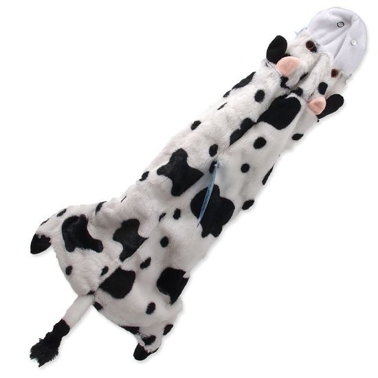 Zabawka DOG FANTASY Skinneeez rękaw na butelkę, krowa 60 cm