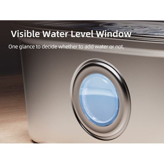 UahPet Pro Edelstahl-Brunnen für Haustiere