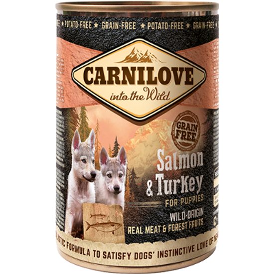 Carnilove Wild Meat Salmon & Turkey for Puppies 400 g