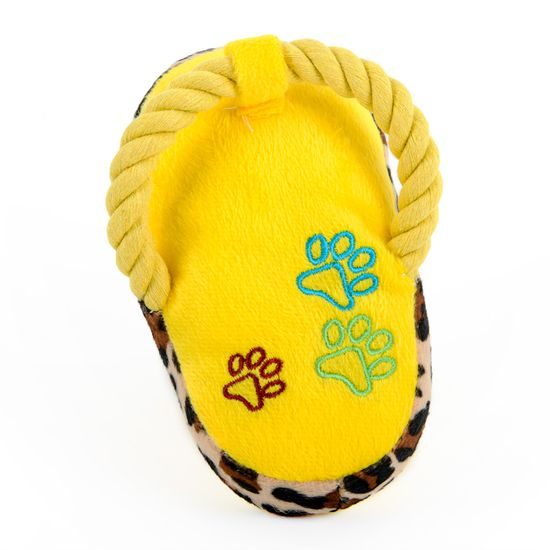 Reedog Pantoffel, Plüsch-Quietsche-Spielzeug, 16 cm