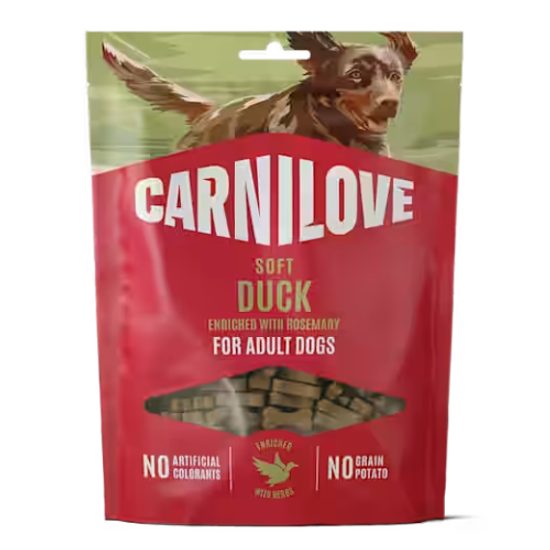 Carnilove Dog Soft Snack Kačica & Rozmarín 200 g