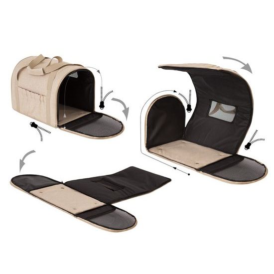 Reedog Tube Pet Carrier Bag Beige Ekolen