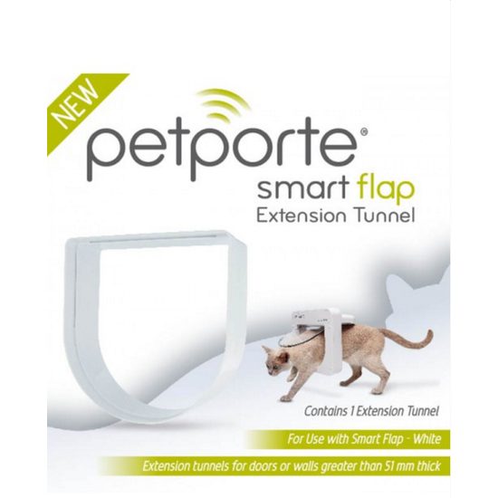 Tunel k dvířkám PetPorte, bílý