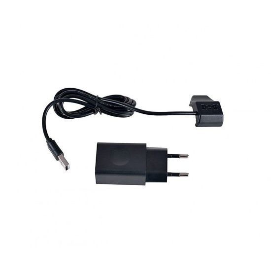 Adaptador de corriente Dogtrace con cable USB y clip