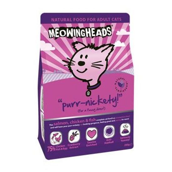 MEOWING HEADS Purr-Nickety 250g