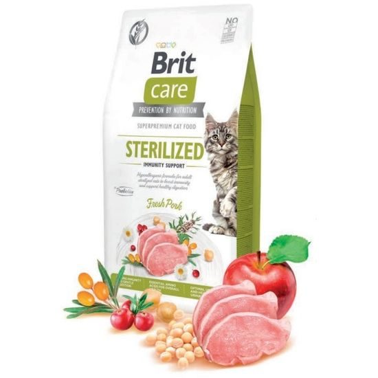 Brit Care Cat Grain-Free Sterilized Immunity Support 7 kg