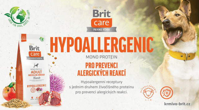 Brit Care Dog Hypoallergenic Adult Medium Breed Lamb kg Dry
