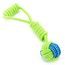 Dog rope pull toy Reedog with ball, 30 cm