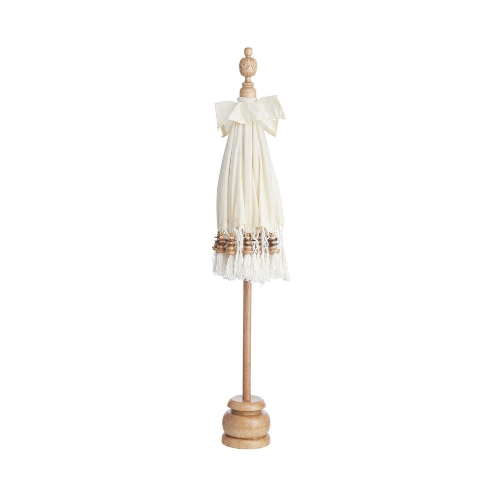 MACRAMÉ asztaldísz mini napernyő 85cm termék 2. képe