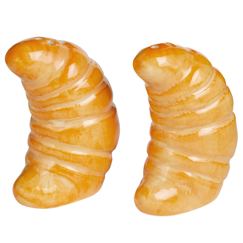 SALT & PEPPER kerámia só-és borsszóró , croissant