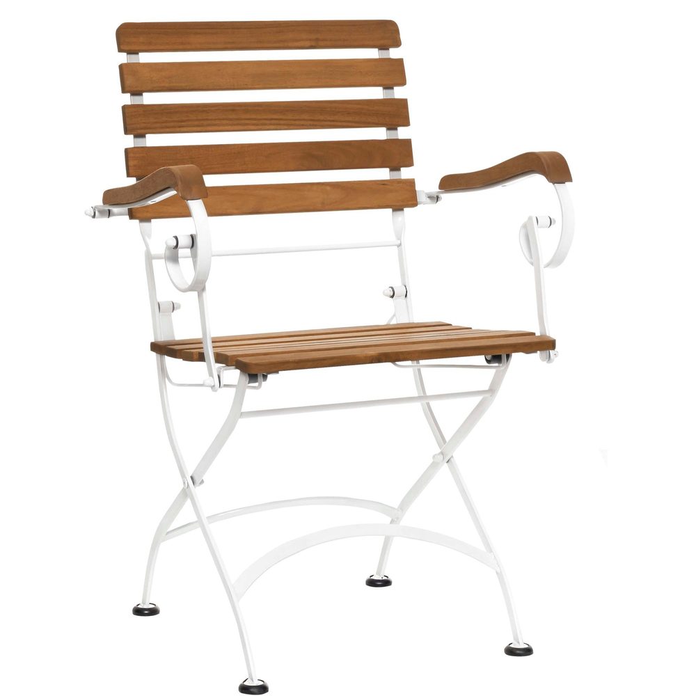 Parklife összecsukható karfás szék natúr-fehér, 2 db