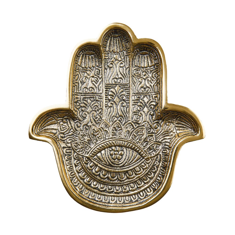 HAMSA dekor tál, Fatima keze 20 x 18cm termék 2. képe