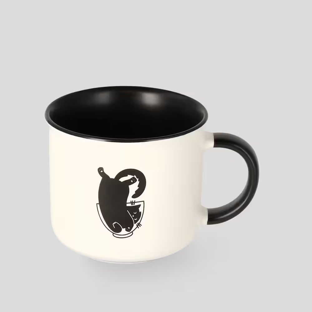 HOME & YOU bögre 250ml, cica a tálkában termék 2. képe