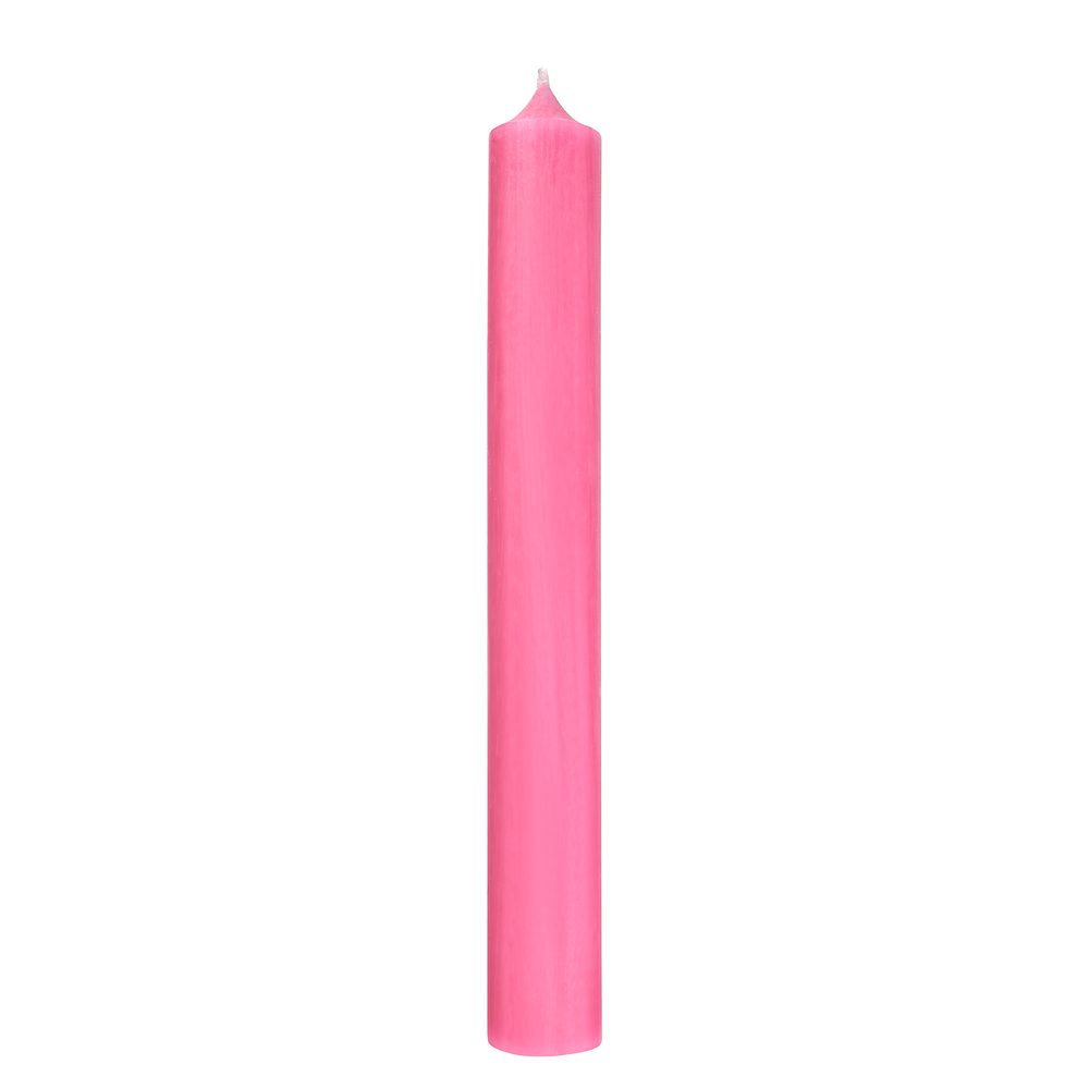 RAINBOW gyertya 18 cm, pink akciós termékkép 1