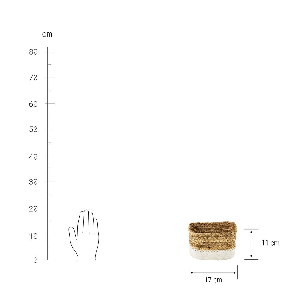 RUSH ROPE tengerifű kosár, 17 cm termék 2. képe